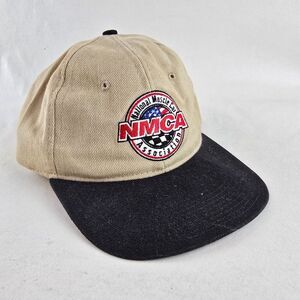 NMCA Hat Beige Kudzu NMCA Hat Made In USA Adjustable Snapback Vintage Racing Cap